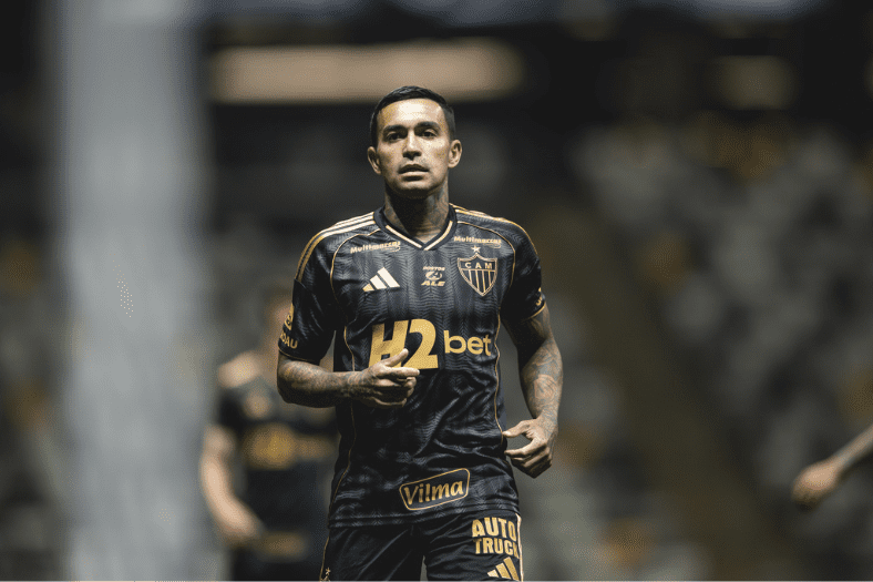 Atlético estrou no fim de setembro a camisa 3 de 2025 - Crédito: Pedro Souza/Atlético