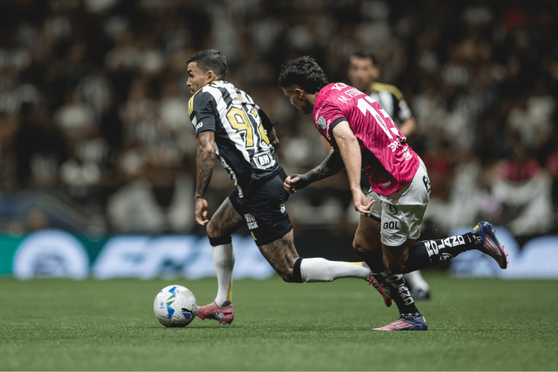 Dudu foi o destaque do Galo nos dois jogos com o IDV (Crédito: Pedro Souza / Atlético)