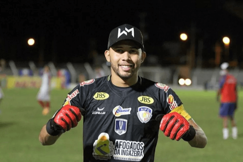 Wallef era o goleiro do Afogados na Copa do Brasil de 2020 - Crédito: Arquivo Pessoal