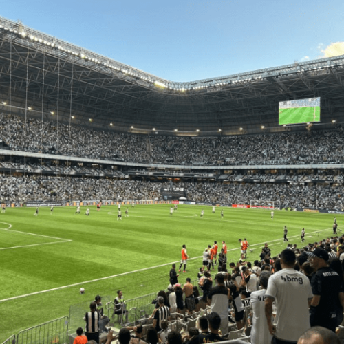 Mais de 33 mil atleticanos acompanharam a vitória do Galo sobre o Ceará (Crédito: Victor Martins)