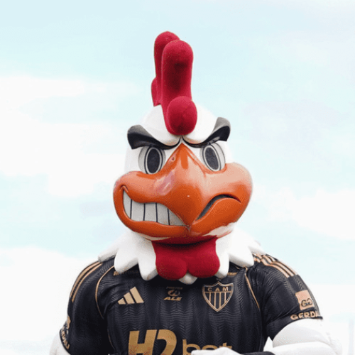 Os dentes do Galo Doido / Crédito : Daniela Veiga / Atlético