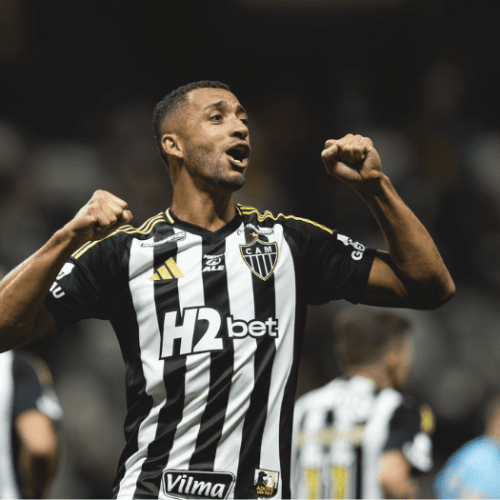 Vitor Hugo marcou três gols nos últimos sete jogos do Galo / Crédito: Pedro Souza/ Atlético