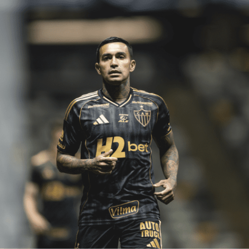 Atlético estrou no fim de setembro a camisa 3 de 2025 - Crédito: Pedro Souza/Atlético